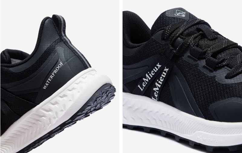 LeMieux Trax Waterproof Trainers Black-3
